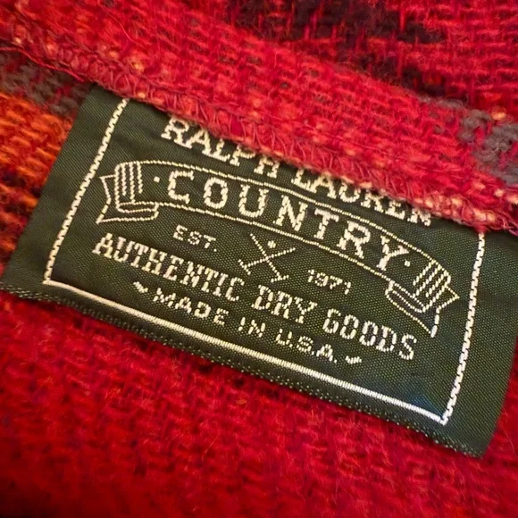 Vintage Ralph Lauren Country Wool Skirt - Picture 6 of 8